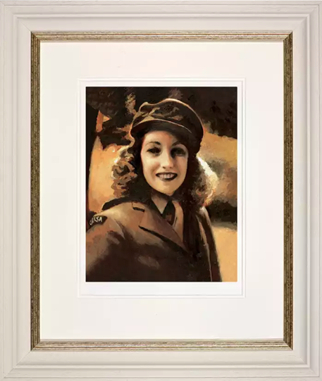 The Forces’ Sweetheart by Sherree Valentine Daines - Framed Limited Edition on Paper